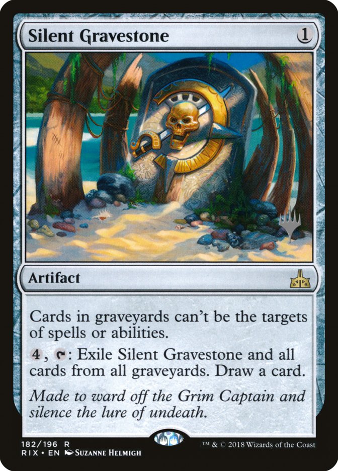 Silent Gravestone (Promo Pack) [Rivals of Ixalan Promos] | All Aboard Games