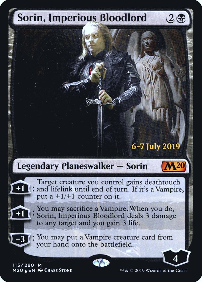 Sorin, Imperious Bloodlord  [Core Set 2020 Prerelease Promos] | All Aboard Games