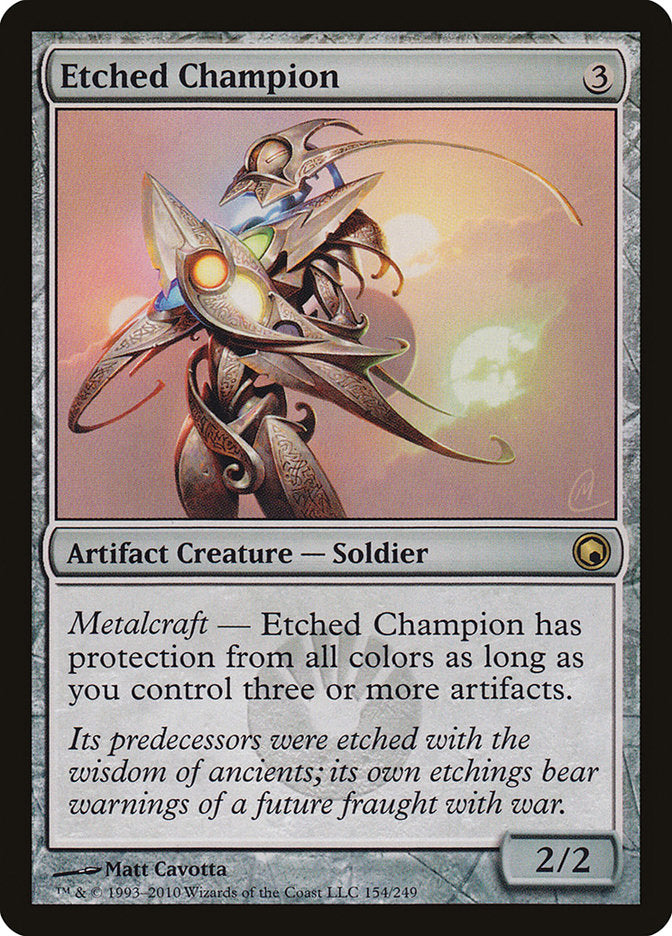 Etched Champion [Scars of Mirrodin] | All Aboard Games