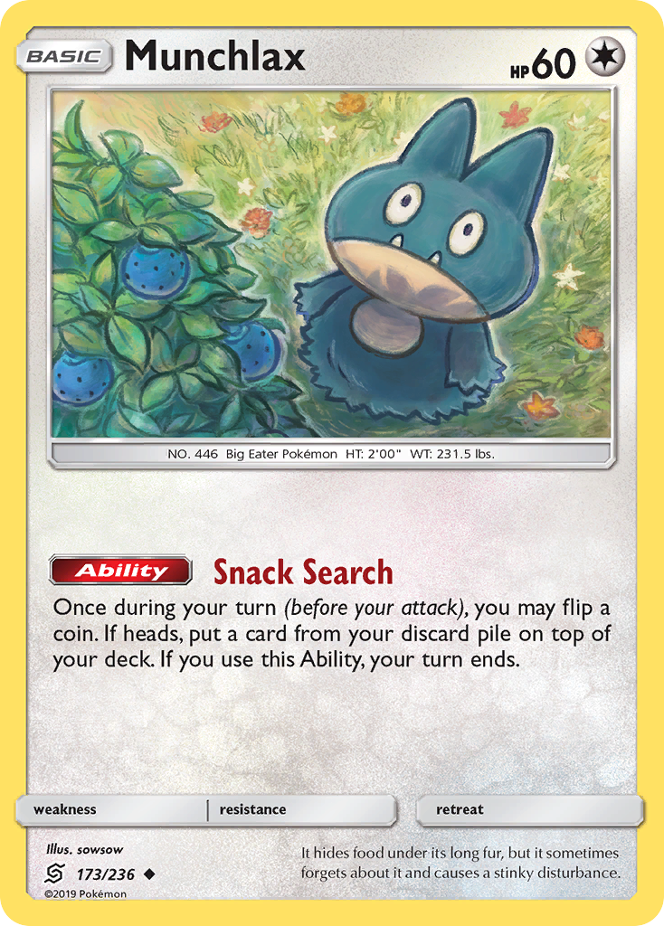 Munchlax (173/236) [Sun & Moon: Unified Minds] | All Aboard Games
