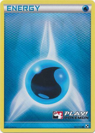 Water Energy (107/114) (Play Pokemon Promo) [Black & White: Base Set] | All Aboard Games