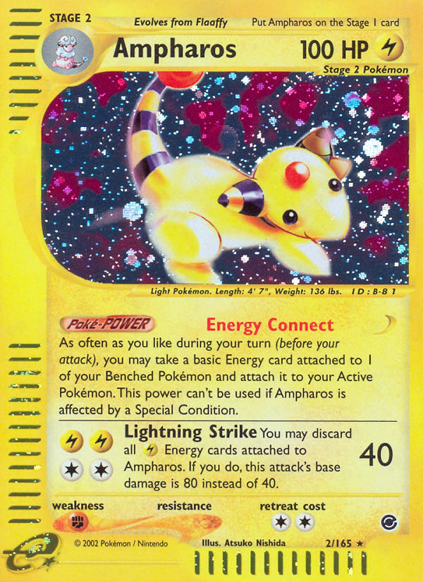 Ampharos (2/165) [Expedition: Base Set] | All Aboard Games