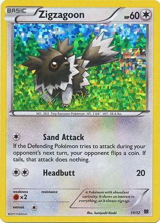 Zigzagoon (11/12) [McDonald's Promos: 2015 Collection] | All Aboard Games