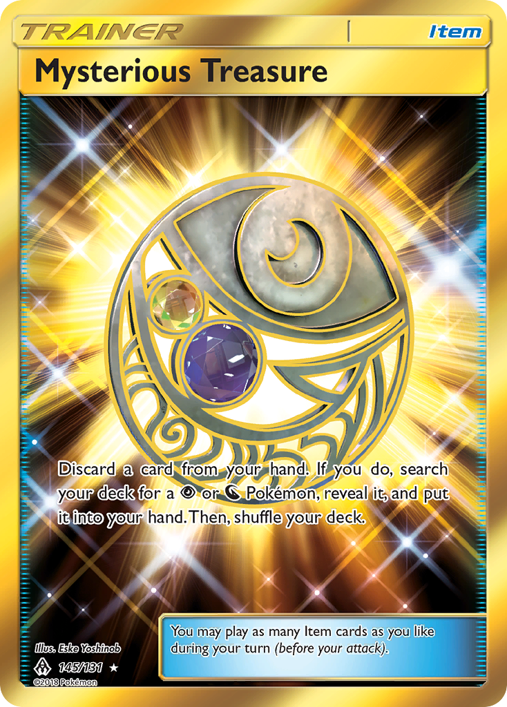 Mysterious Treasure (145/131) [Sun & Moon: Forbidden Light] | All Aboard Games