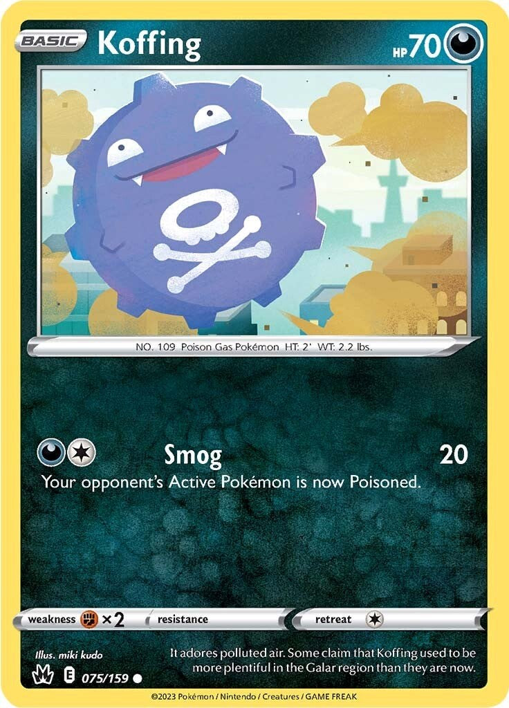 Koffing (075/159) [Sword & Shield: Crown Zenith] | All Aboard Games