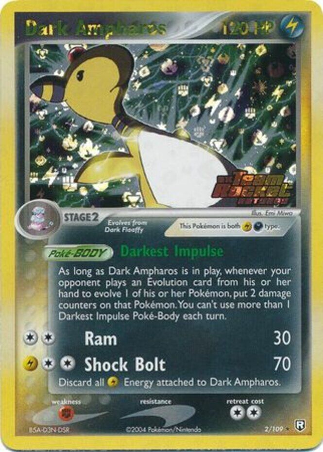 Dark Ampharos (2/109) (Stamped) [EX: Team Rocket Returns] | All Aboard Games