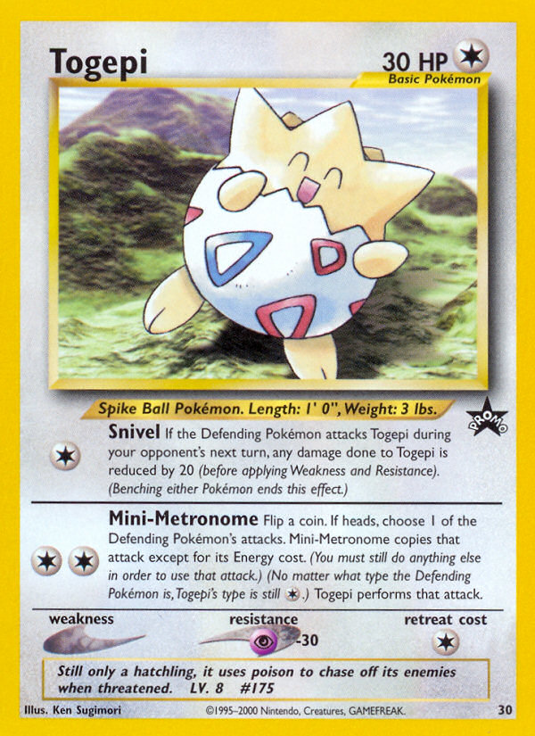 Togepi (30) [Wizards of the Coast: Black Star Promos] | All Aboard Games