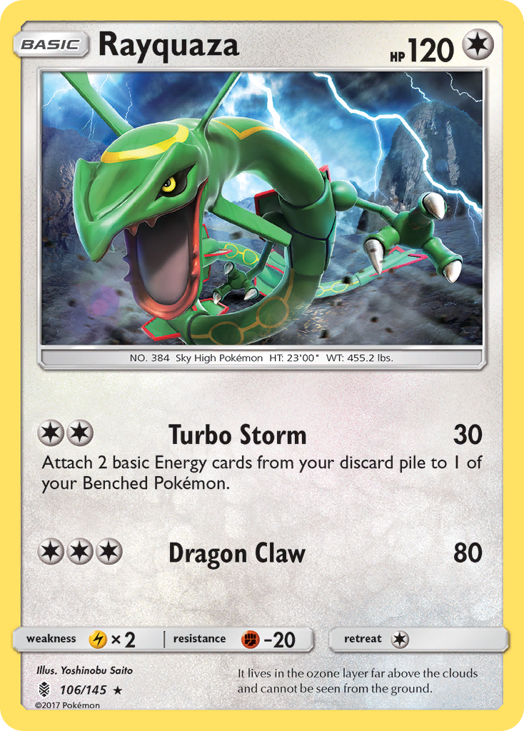 Rayquaza (106/145) [Sun & Moon: Guardians Rising] | All Aboard Games