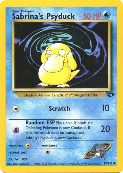 Sabrina's Psyduck (99/132) [Gym Challenge Unlimited] | All Aboard Games