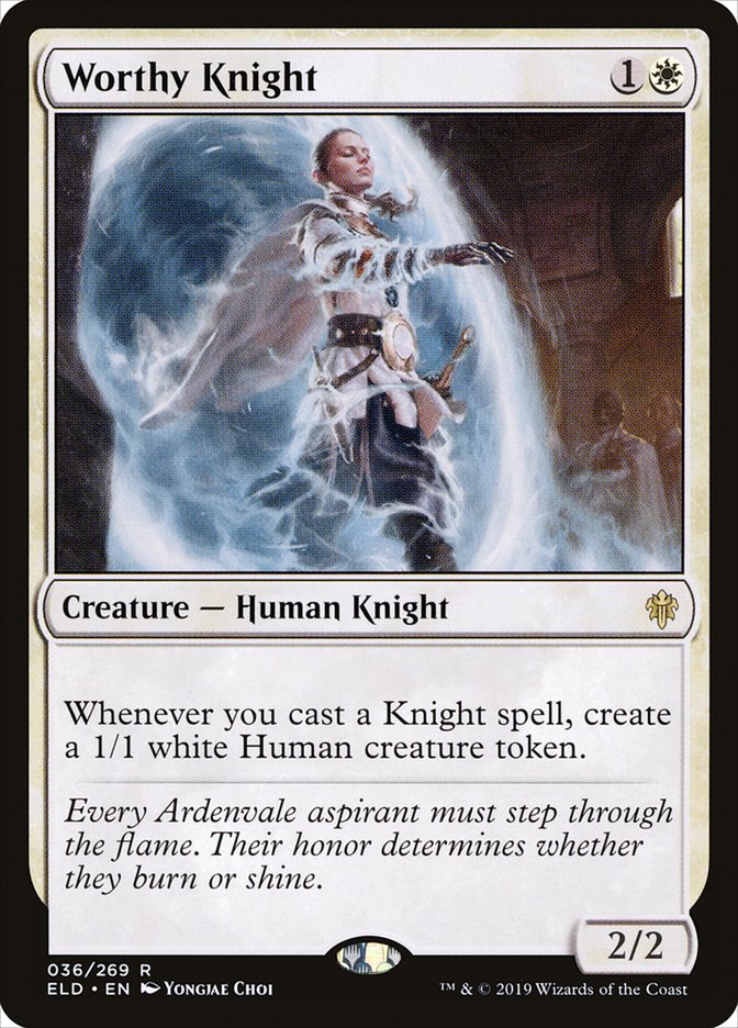 Worthy Knight [Throne of Eldraine] | All Aboard Games