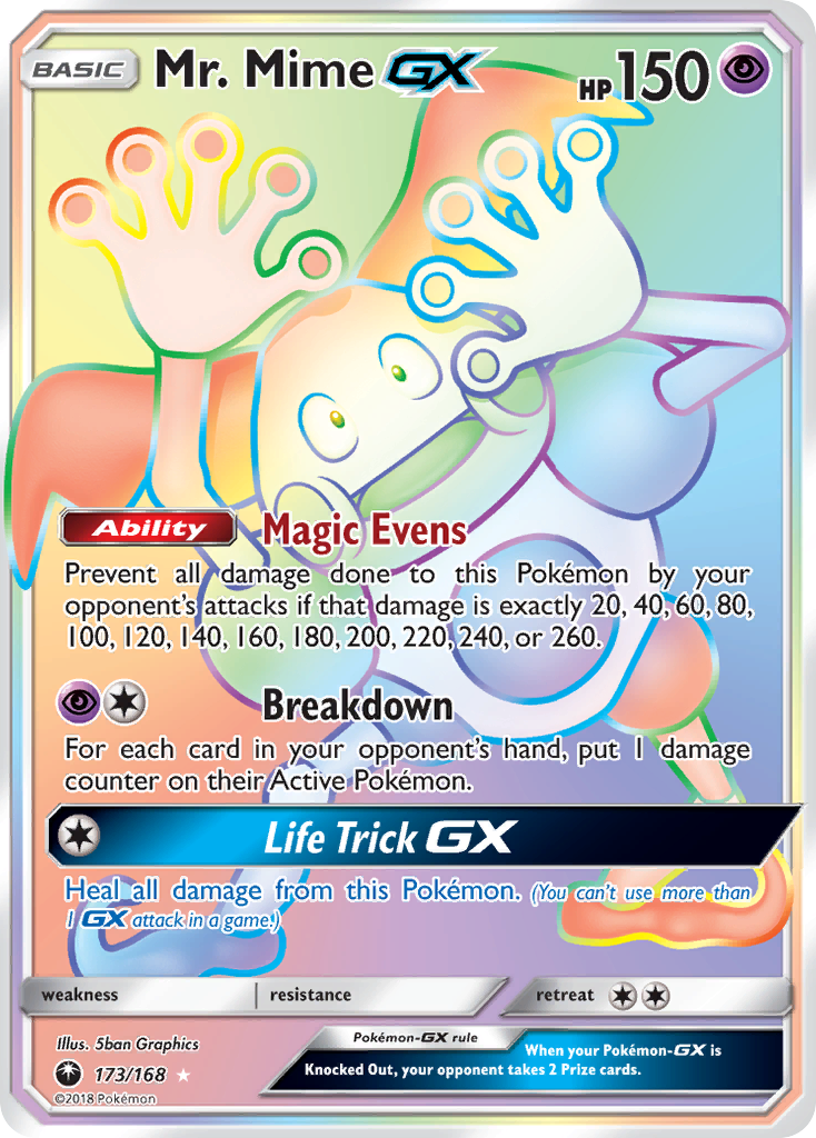 Mr. Mime GX (173/168) [Sun & Moon: Celestial Storm] | All Aboard Games