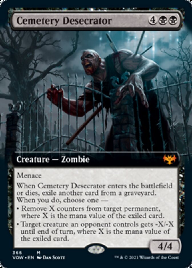 Cemetery Desecrator (Extended) [Innistrad: Crimson Vow] | All Aboard Games