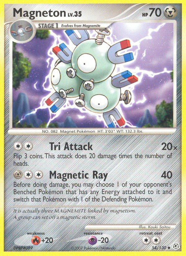 Magneton (54/130) [Diamond & Pearl: Base Set] | All Aboard Games