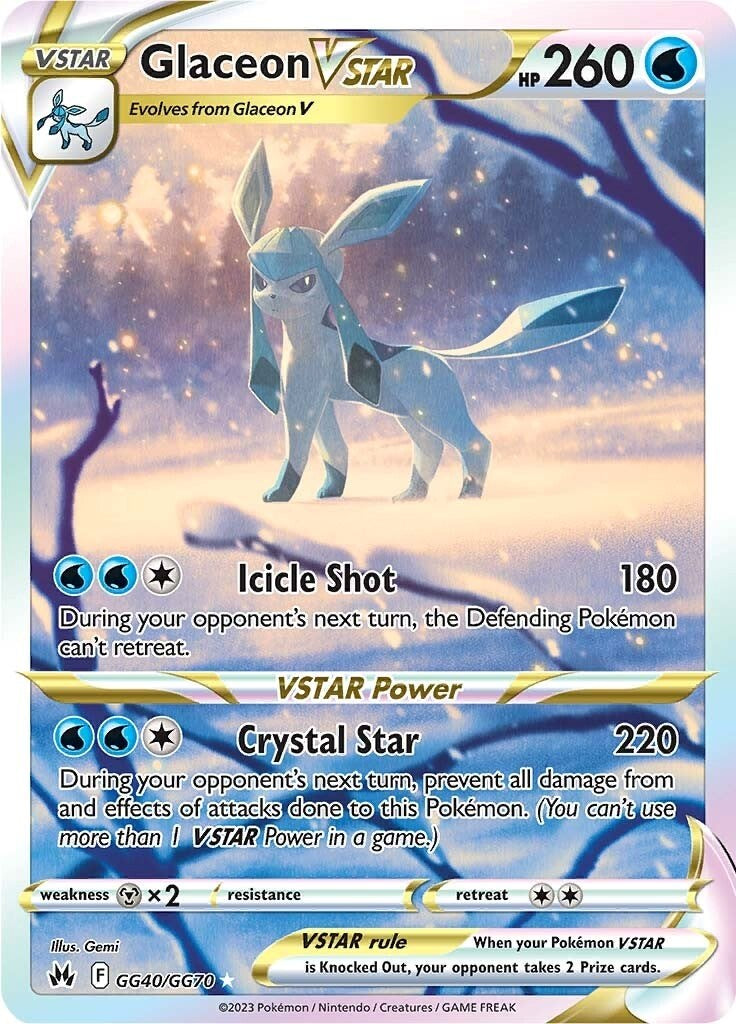 Glaceon VSTAR (GG40/GG70) [Sword & Shield: Crown Zenith] | All Aboard Games