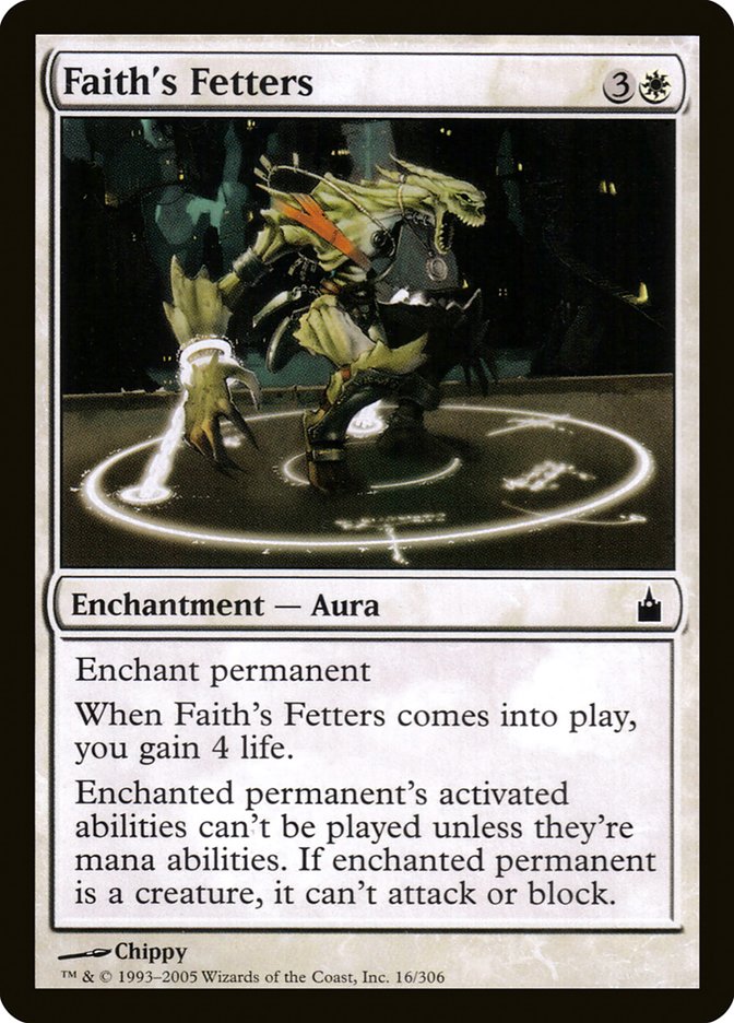 Faith's Fetters [Ravnica: City of Guilds] | All Aboard Games
