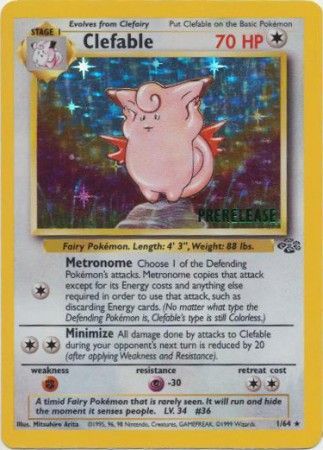 Clefable (1/64) (Prerelease Promo) [Jungle Unlimited] | All Aboard Games