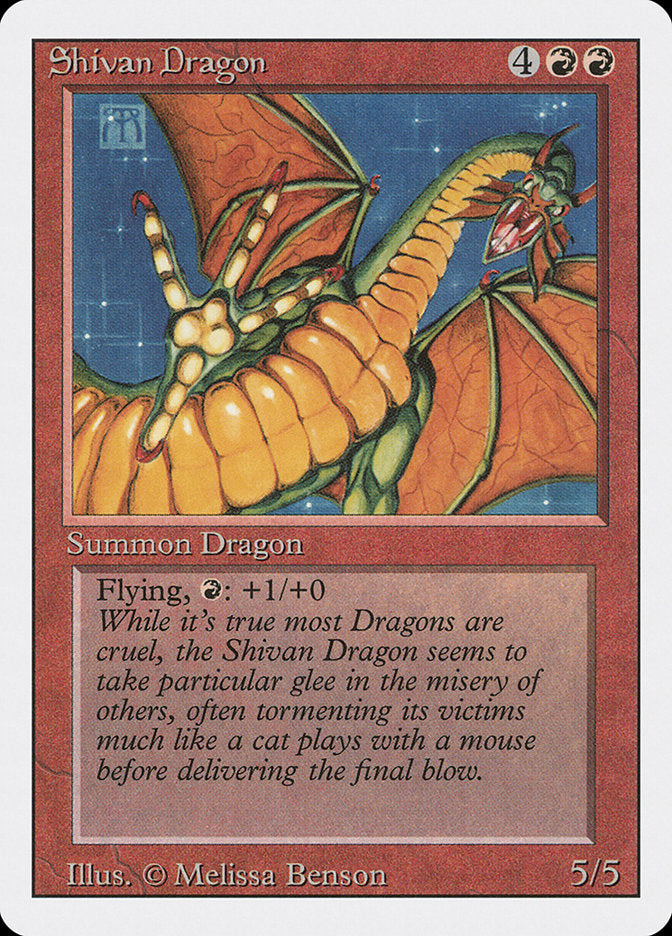 Shivan Dragon [Revised Edition] | All Aboard Games