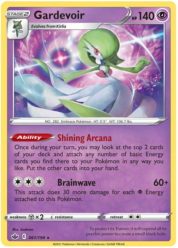 Gardevoir (061/198) (Theme Deck Exclusive) [Sword & Shield: Chilling Reign] | All Aboard Games