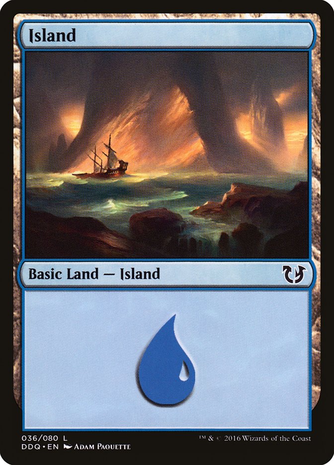 Island (36) [Duel Decks: Blessed vs. Cursed] | All Aboard Games
