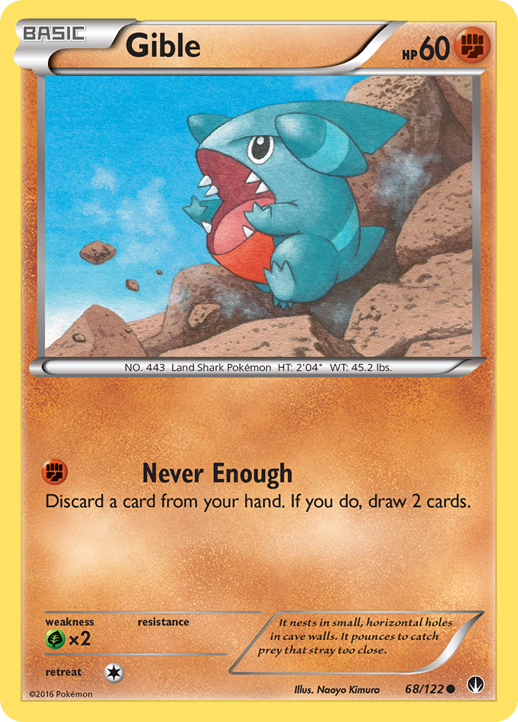 Gible (68/122) [XY: BREAKpoint] | All Aboard Games