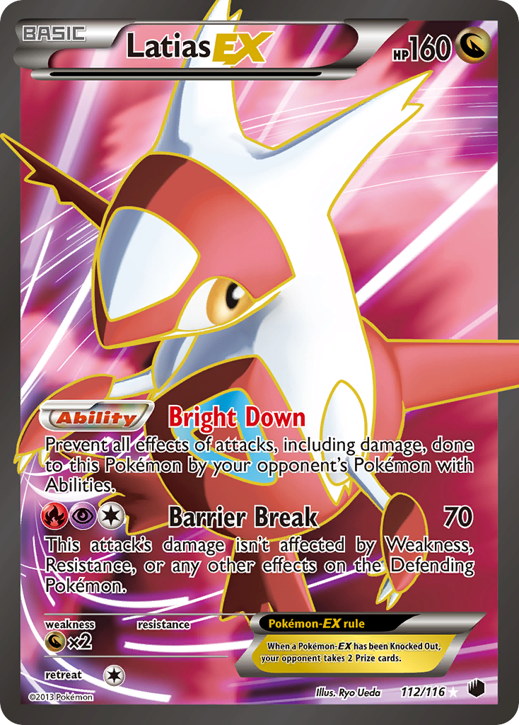 Latias EX (112/116) [Black & White: Plasma Freeze] | All Aboard Games