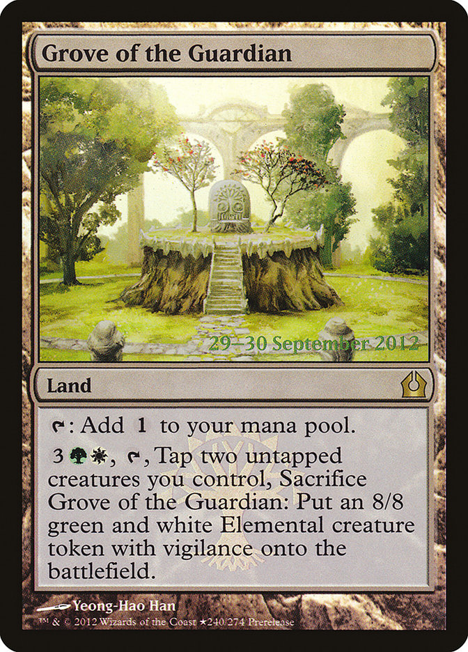 Grove of the Guardian [Return to Ravnica Prerelease Promos] | All Aboard Games
