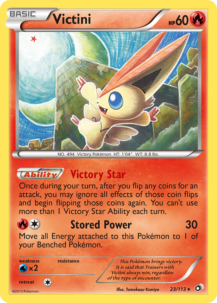 Victini (23/113) (Theme Deck Exclusive) [Black & White: Legendary Treasures] | All Aboard Games