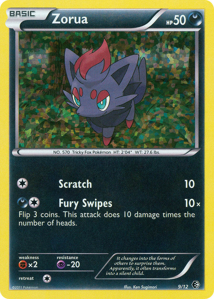 Zorua (9/12) [McDonald's Promos: 2011 Collection] | All Aboard Games