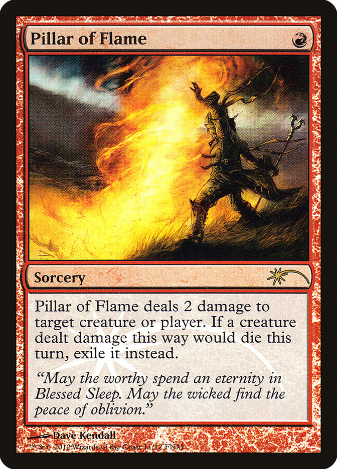 Pillar of Flame [Friday Night Magic 2012] | All Aboard Games