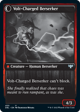 Voltaic Visionary // Volt-Charged Berserker [Innistrad: Double Feature] | All Aboard Games
