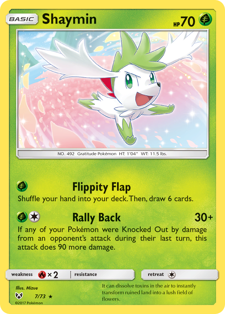 Shaymin (7/73) [Sun & Moon: Shining Legends] | All Aboard Games