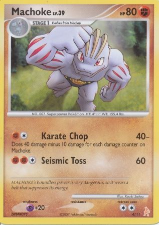 Machoke (4/11) [Diamond & Pearl: Trainer Kit - Lucario] | All Aboard Games