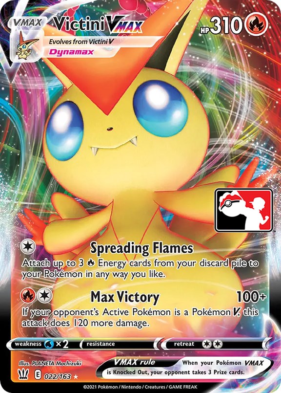Victini VMAX (022/163) [Prize Pack Series One] | All Aboard Games
