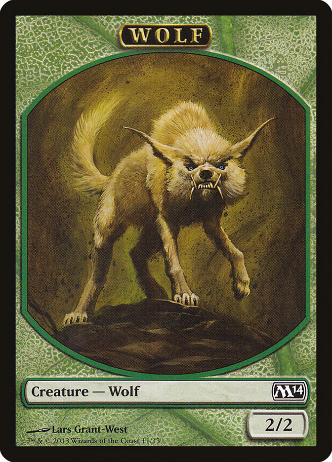 Wolf [Magic 2014 Tokens] | All Aboard Games