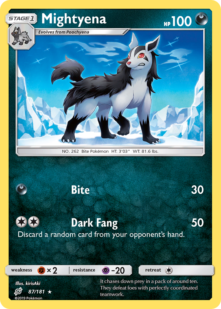 Mightyena (87/181) [Sun & Moon: Team Up] | All Aboard Games