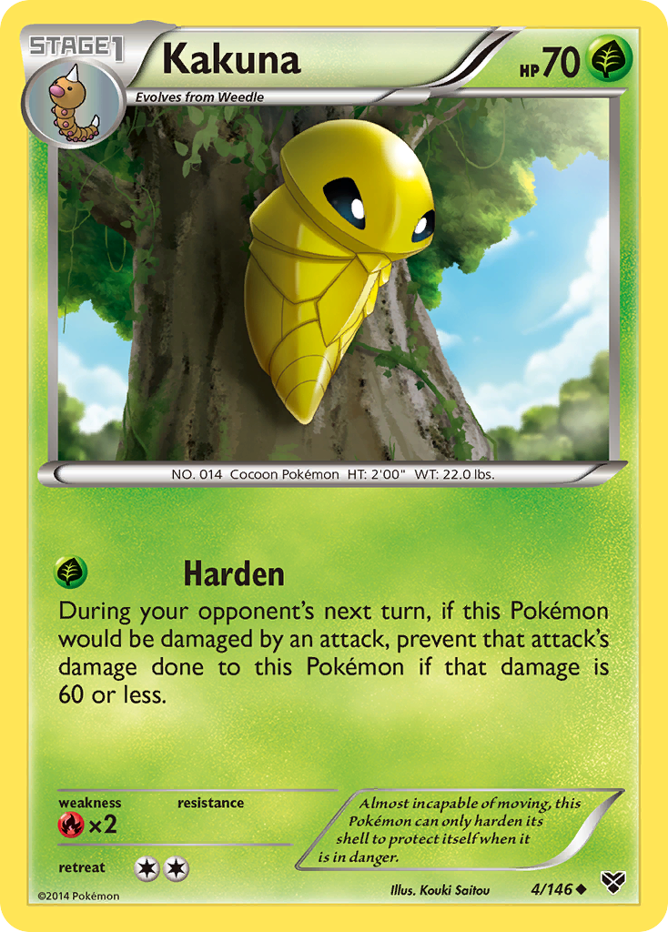 Kakuna (4/146) [XY: Base Set] | All Aboard Games