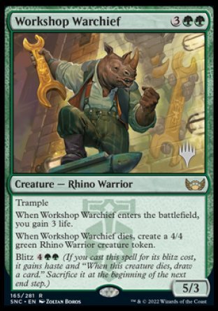 Workshop Warchief (Promo Pack) [Streets of New Capenna Promos] | All Aboard Games