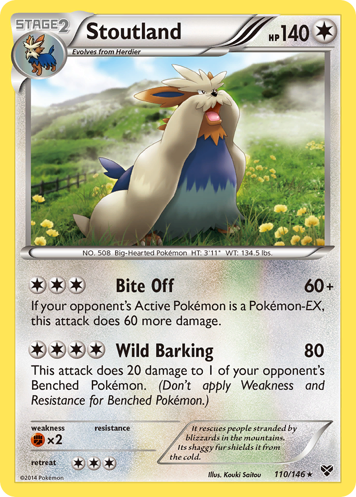 Stoutland (110/146) [XY: Base Set] | All Aboard Games