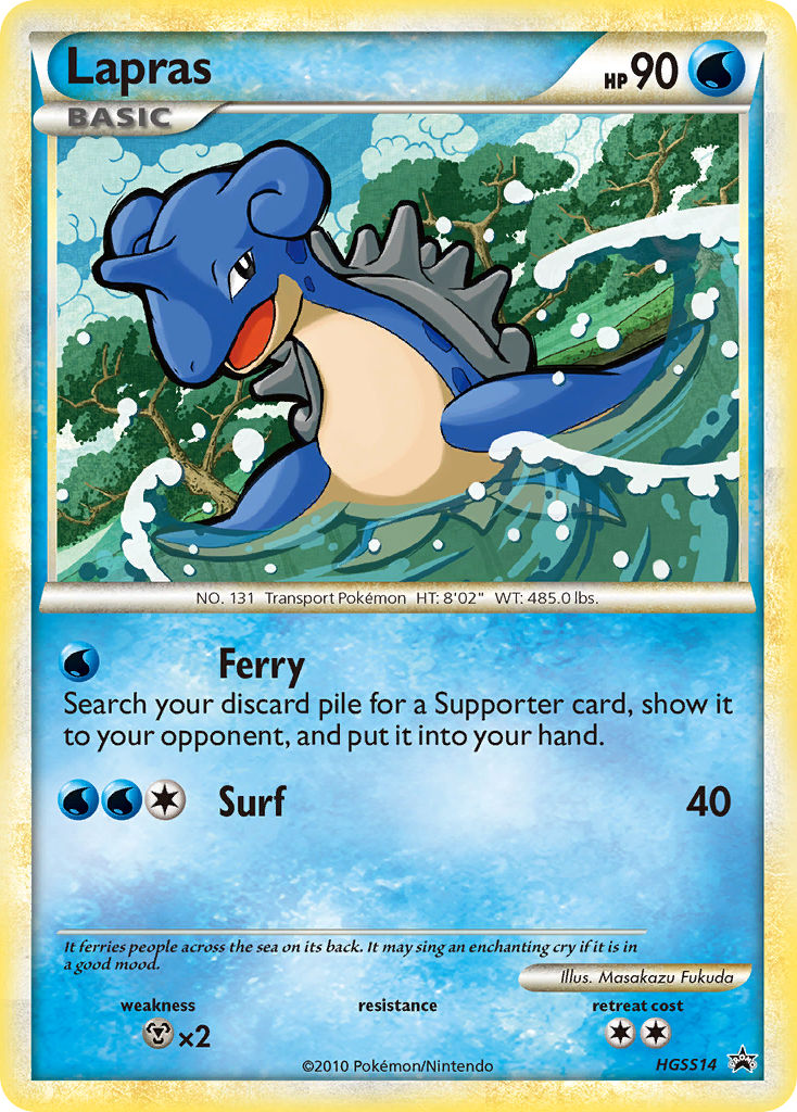 Lapras (HGSS14) [HeartGold & SoulSilver: Black Star Promos] | All Aboard Games