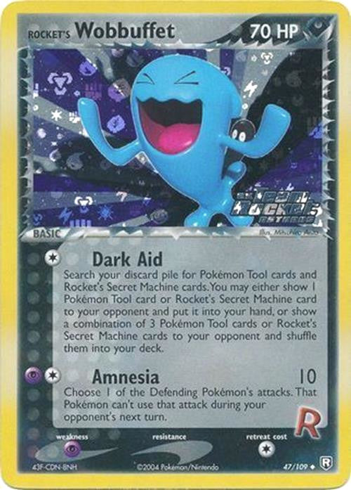 Rocket's Wobbuffet (47/109) (Stamped) [EX: Team Rocket Returns] | All Aboard Games