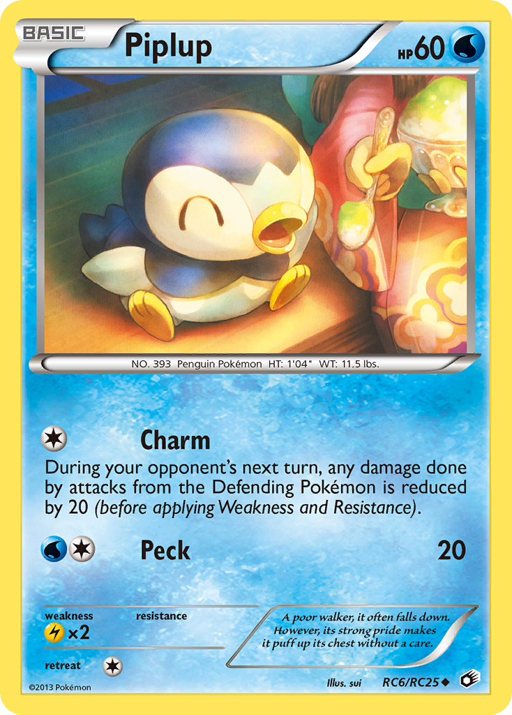 Piplup (RC6/RC25) [Black & White: Legendary Treasures] | All Aboard Games