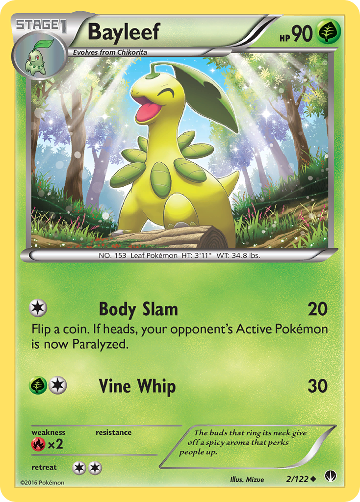 Bayleef (2/122) [XY: BREAKpoint] | All Aboard Games