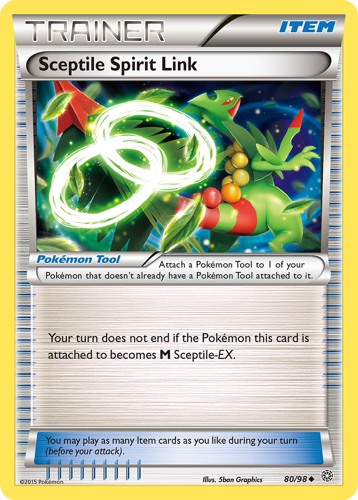 Sceptile Spirit Link (80/98) [XY: Ancient Origins] | All Aboard Games