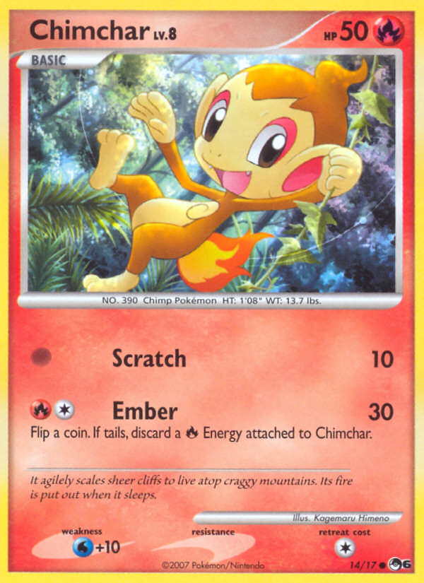 Chimchar (14/17) [POP Series 6] | All Aboard Games