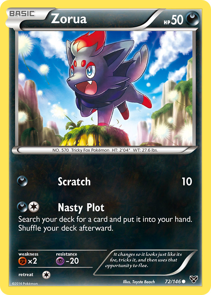 Zorua (72/146) [XY: Base Set] | All Aboard Games