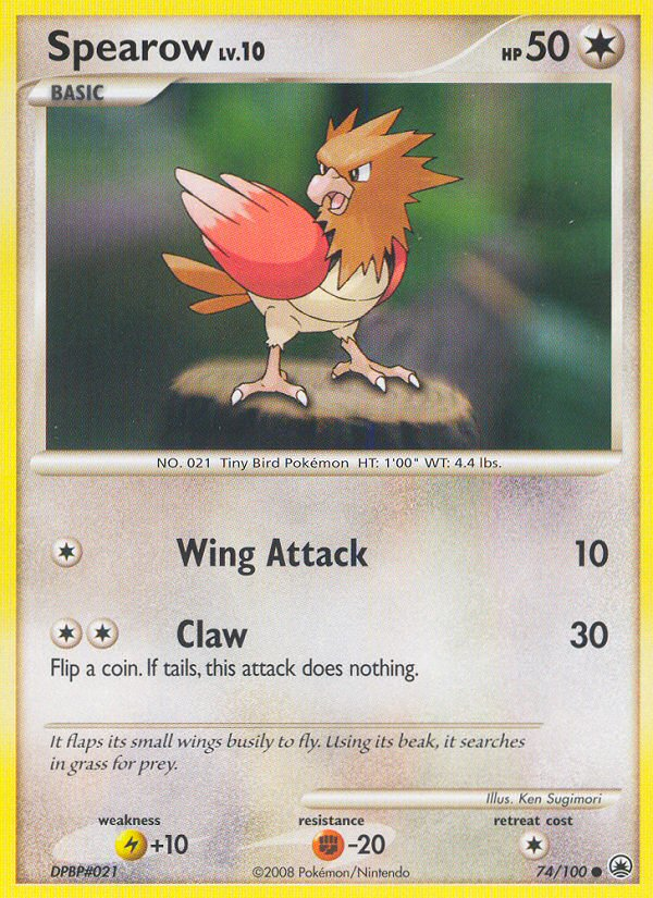 Spearow (74/100) [Diamond & Pearl: Majestic Dawn] | All Aboard Games