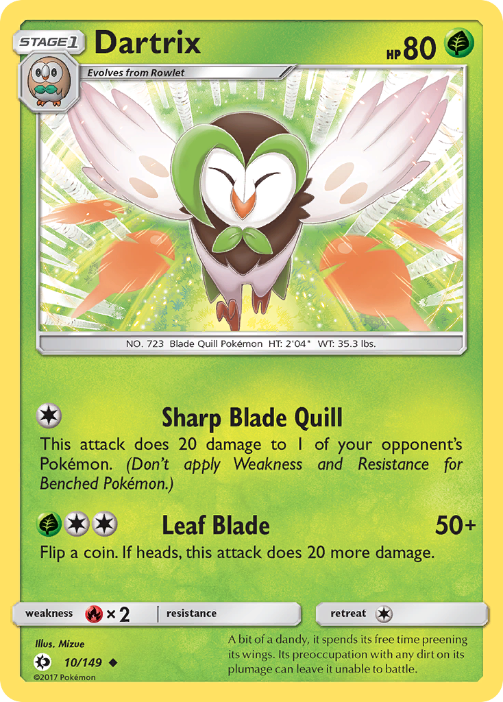 Dartrix (10/149) [Sun & Moon: Base Set] | All Aboard Games