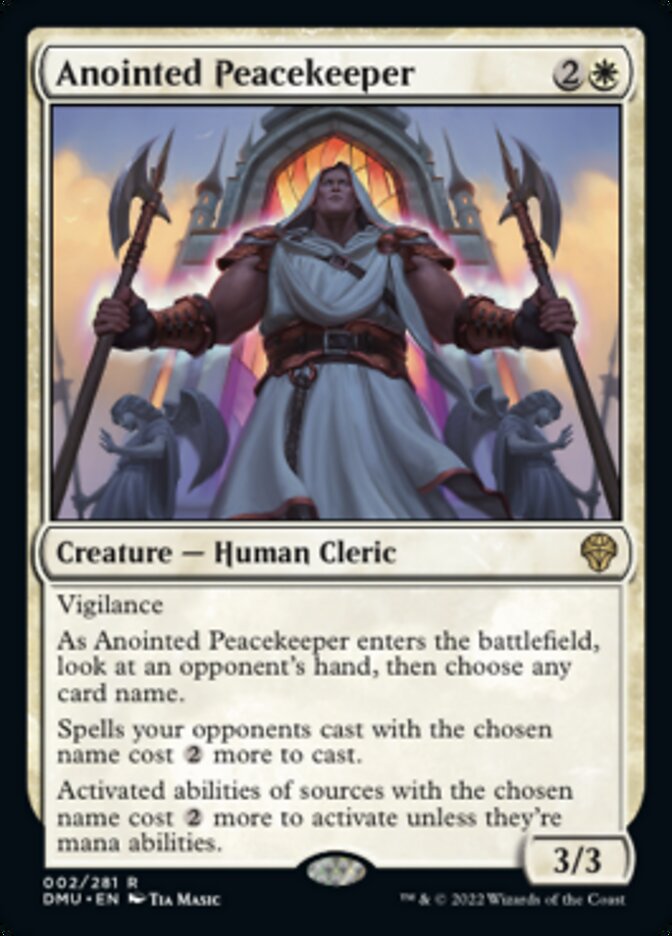 Anointed Peacekeeper [Dominaria United] | All Aboard Games