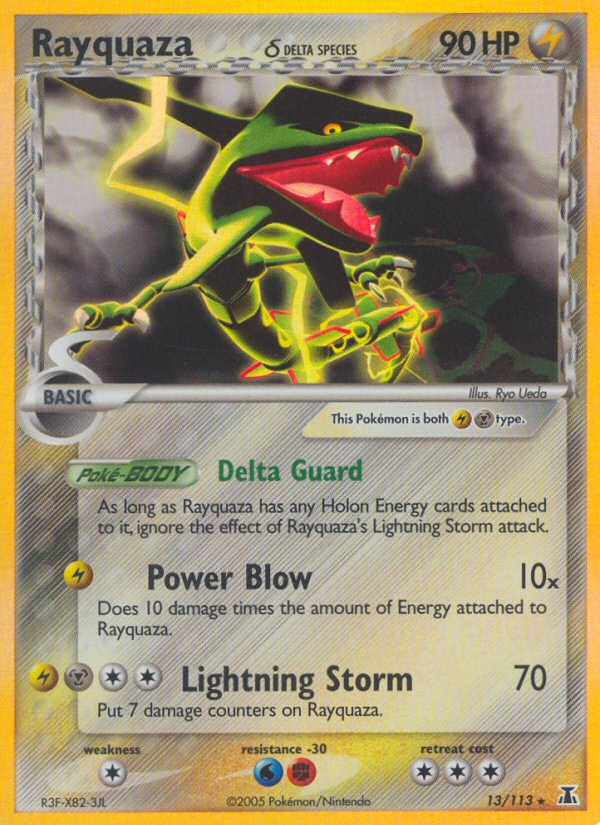 Rayquaza (13/113) (Delta Species) [EX: Delta Species] | All Aboard Games