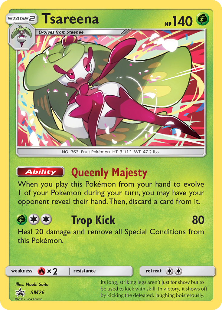 Tsareena (SM26) [Sun & Moon: Black Star Promos] | All Aboard Games